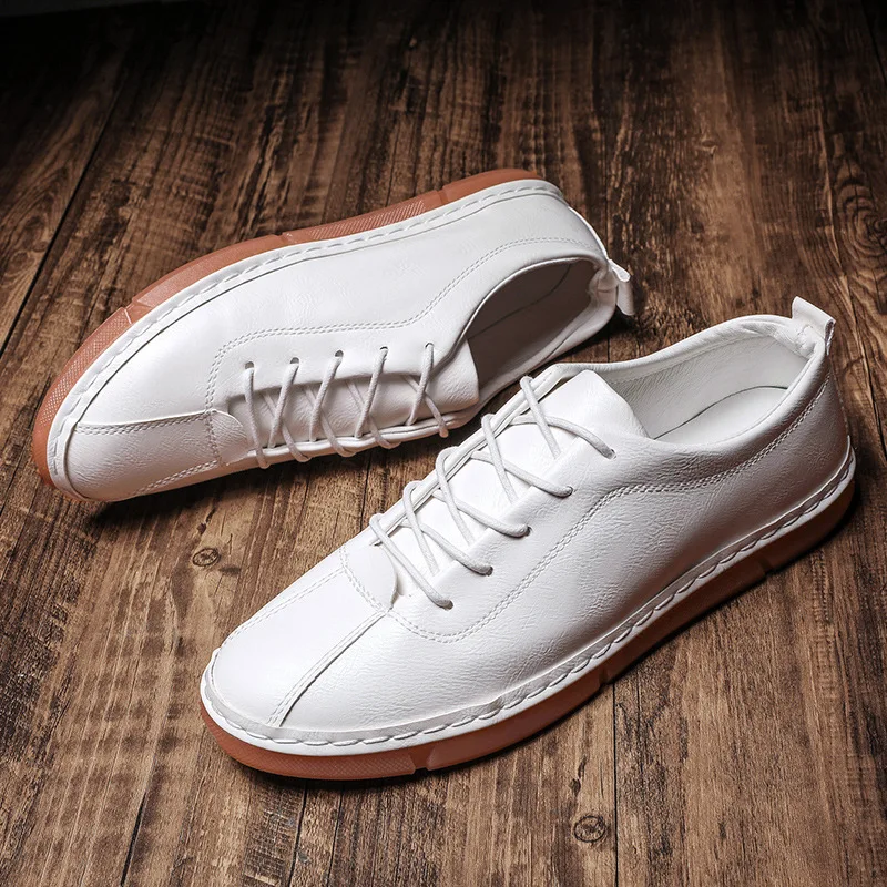 

SK British men's casual shoes spring Korean version of the tide bean peas breathable men's shoes set foot business small shoes