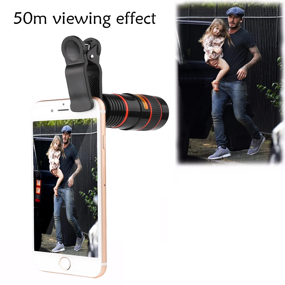 Оптический Объектив для телефона 8x Zoom портативный мобильный телефон