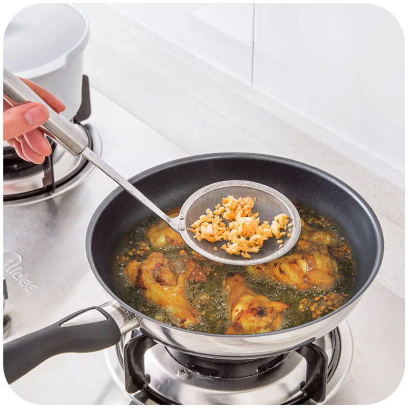 Deep fried Fine Mesh Wire Oil Strainer Flour Colander Sieve Sifter