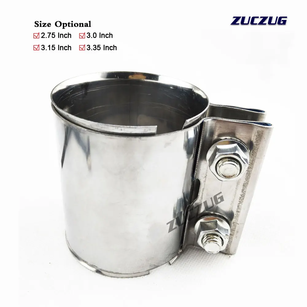 

3inch 2.75"3.15"3.35" Exhaust Tube Pipe Connector Joiner Sleeve Clamp Connector