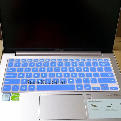 Для ASUS VivoBook S13 S330UN s330 s330ua S330U Адольфович S 13 13,3 дюйма силиконовая для ноутбука чехол для клавиатуры ноутбука направляющее покрытие протектор - Цвет: Blue