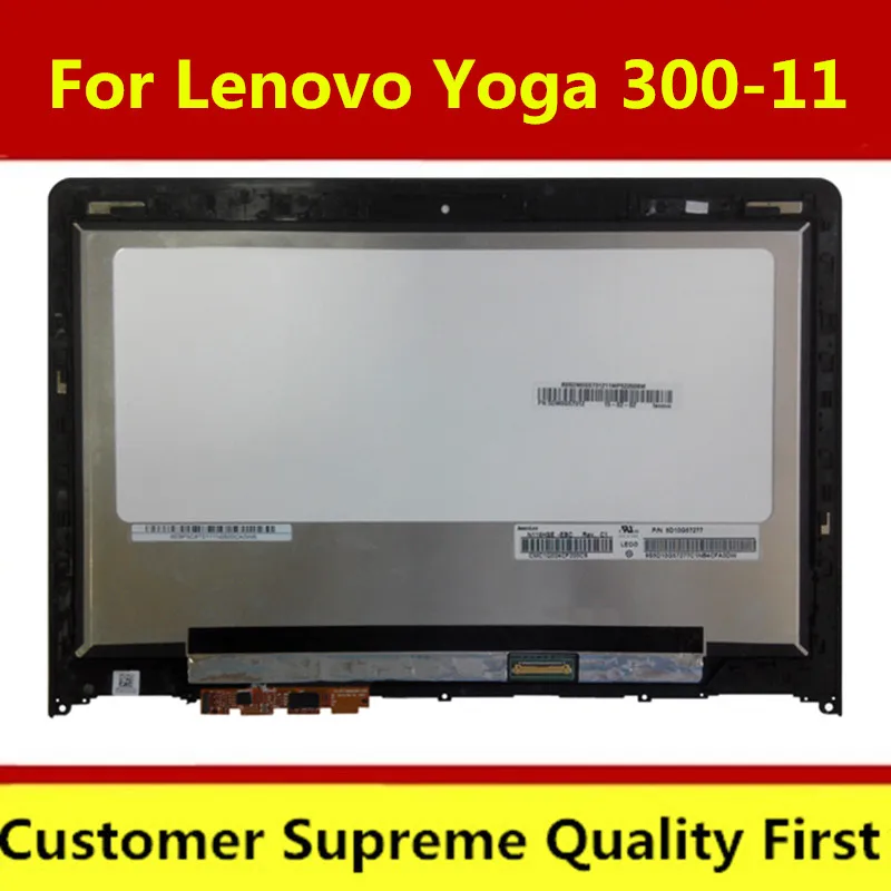 11 6 &quotHD LED LCD сенсорный экран дигитайзер сборка + Fram/ободок 1366*768 для Lenovo Flex 3 3-11 YOGA 300