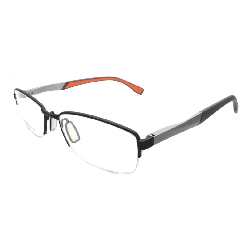 

Handoer Half Rimless Optical Glasses Frame for Men Spectacles Glasses Optical Prescription Frame Semi-Rim Eyewear