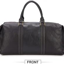 Простой стиль, мужская дорожная сумка из натуральной кожи, Повседневная сумка на плечо из воловьей кожи, сумка на цепочке для багажа, мужская дорожная сумка D416