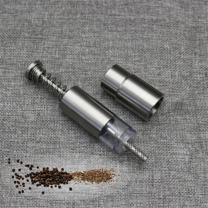 Hot sale Manual Stainless steel Salt Pepper Mill Spice Grinder Kitchen Gadgets Pepper Shaker Salt and Pepper Grinder CookingTool06