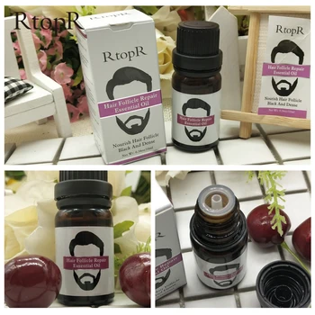 2PCS Hair Follicle Repair Oil Styling Moustache Moisturizing Oil Growth Of Beard Body Hair Eyebrow Care Smoothing Oil 10 ml 6