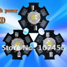 100 шт. 1 Вт белый высокой мощности 1 Вт лампа Светодиодная Яркий 100LM