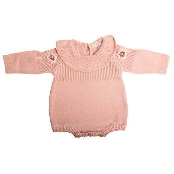 

Baby Boys Rompers Brand Jumpsuit Newborn Baby Girl Knitted Clothes 2019 Autumn Baby Girls Rompers Cotton Infant Baby Girl Romper