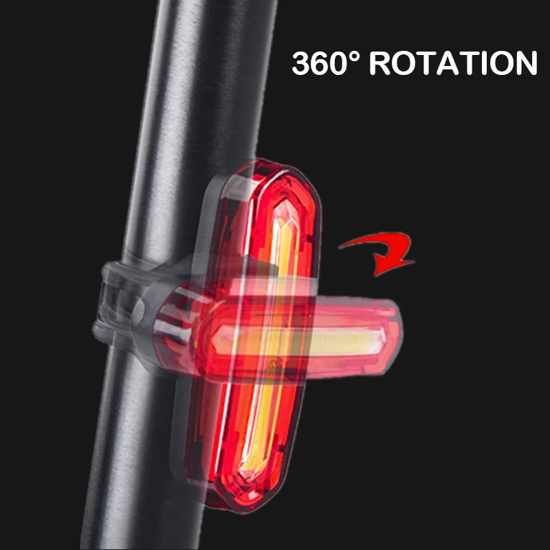 120 люмен светодио дный светодиодный водостойкий задний Фонарь велосипедный задний фонарь для велосипеда USB Перезаряжаемый отражатель
