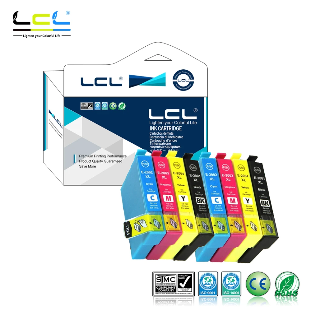 LCL 200XL T200XL120 T200XL220 T200XL320 T200XL420 (8-Pack) чернильный картридж совместим с Epson Expression Home