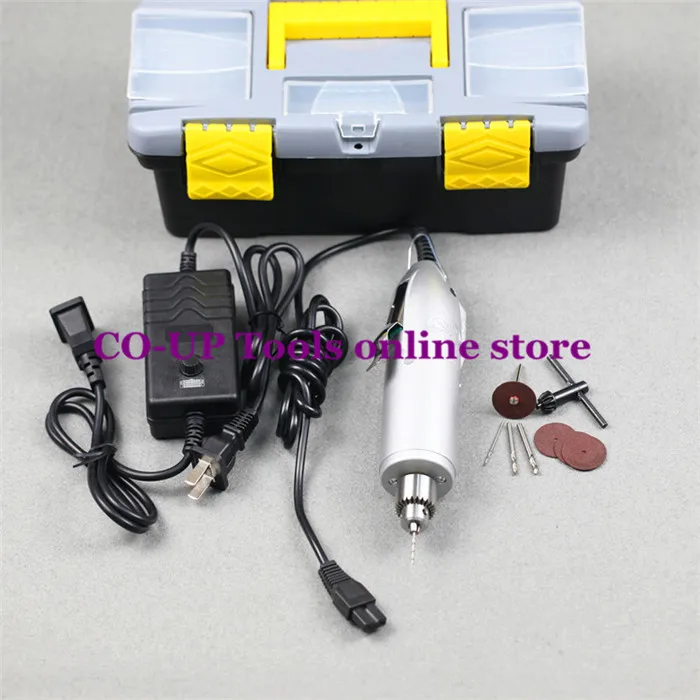 2016 New High Quality Micro Electric Hand Drill Adjustable Variable Speed with Plastic Boz