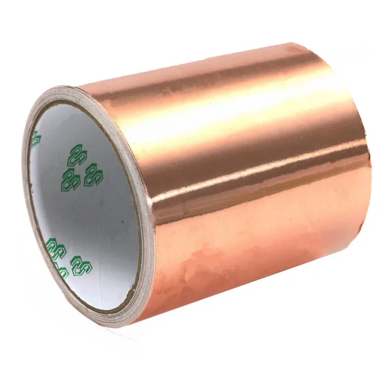 100mm x 5M COPPER Foil EMI double Side Conductive Tape for Guitar Preamp Pedal