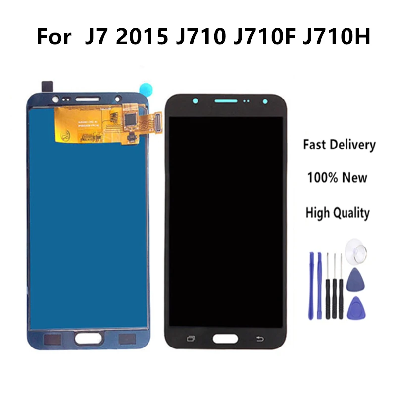 

5.5" For Samsung Galaxy J7 2016 Display J710 J710F J710M J710H J710FN LCD Display Digitizer Touch Screen 100% Tested +Tools