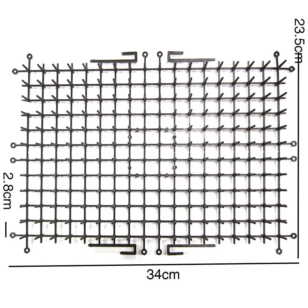 4 шт. пластиковая противокошачья сетевая пробка для копки, колючая полоска для домашнего сада, отпугивающая вредителей, отпугивающая котов, ковриков
