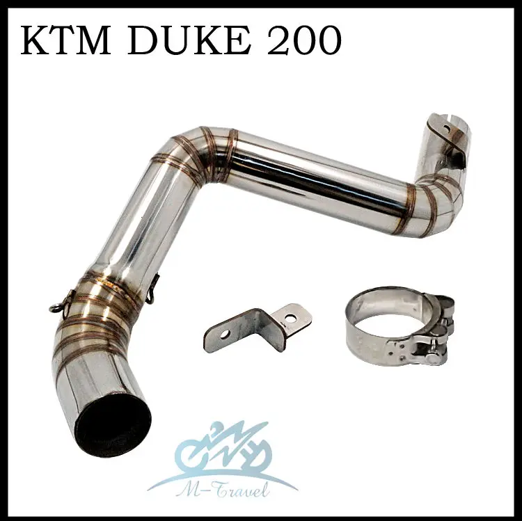 

link pipe Stainless Steel Motorcycle middle of the exhaust pipe motorbike mid pipe For KTM DUKE125 DUKE 200 DUKE 250 DUKE 390