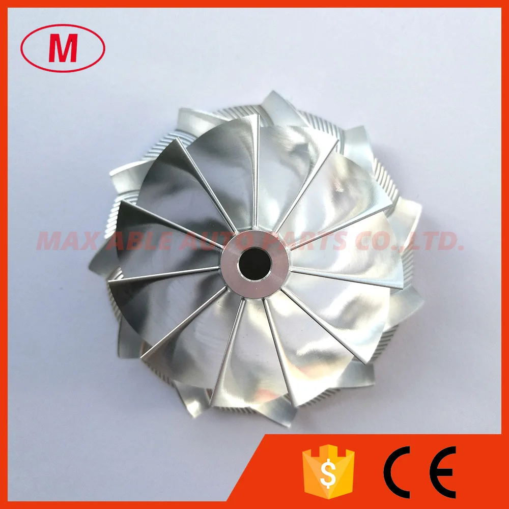 

TD05H 20G Upgrade 60.50x78.00mm 11+0 blades Turbo Billet compressor wheel/Aluminum 2618/Milling wheel for Mi*tsu*bish*i 25G