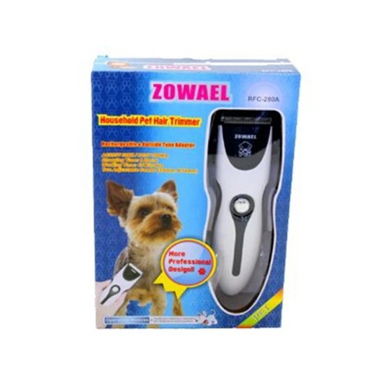 ZOWAEL мощный аккумулятор для стрижки волос животных ножницы для домашних животных Бритва для стрижки волос для собак