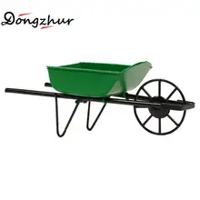Dongzhur Садоводство тележка 1: 6 кукольный домик аксессуары эмуляция модель мини открытый сад украшения куклы миниатюрный дом 1:6