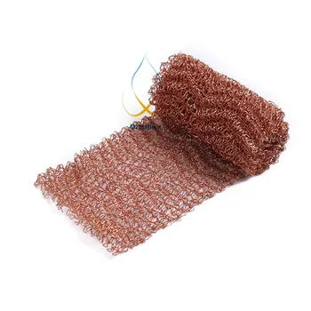 

4 wire Copper Mesh Filter,Column Packing, Woven Wire Screen Filter For Distillation, Width 10cm ,Length 0.5-3m, Diameter 0.15mm