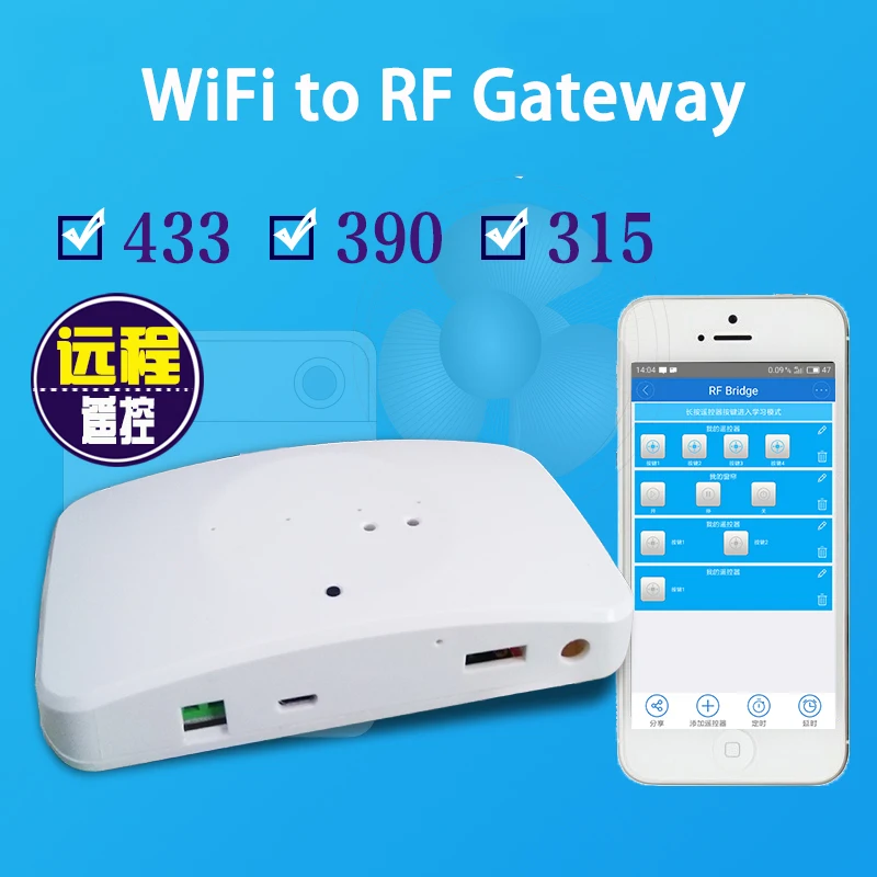 Ewelink RF Brigde WiFi 433 МГц 315 м 390 м преобразователь сигнала Роллинг затвора двери электрический контроллер штор умный дом автоматизация