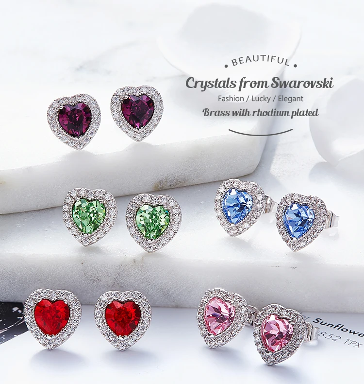 Swarovski Birth Stone Earrings (1)