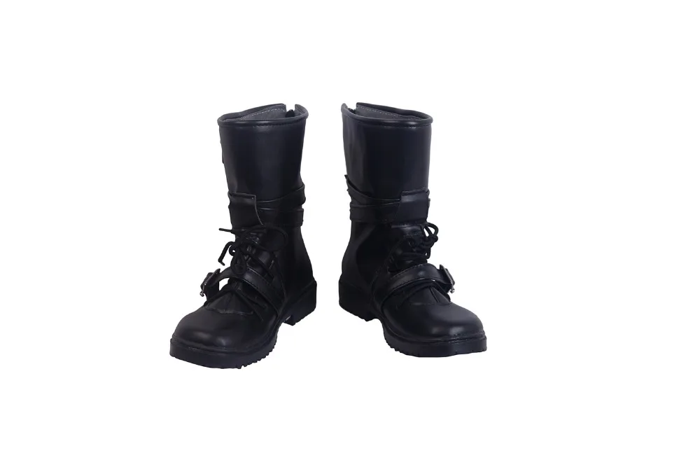 Alita Battle Angel Alita Cosplay Boots Black Shoes Custom Made (2)