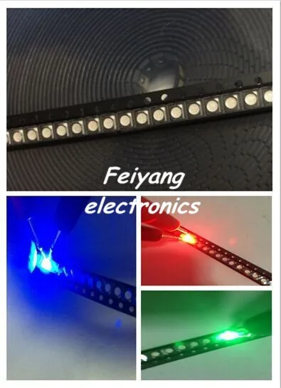 Оптовая продажа 100 шт. RGB POWER TOP 1210 3528 SMD SMT СВЕТОДИОДНЫЙ Красный Зеленый Синий Новый