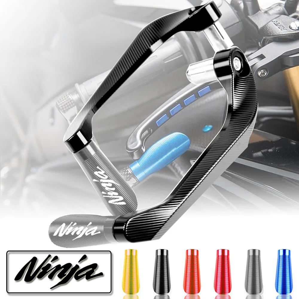 Для KAWASAKI NINJA 250 300 400 NINJA650R Universal Мотоцикл Универсальный руль Грипсы защита сцепные