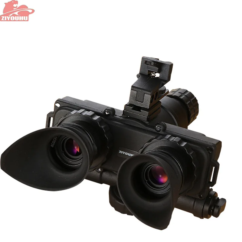 

ZIYOUHU Head-mounted Gen 2 Night Vision Scope 1x Magnification Optics Hunting HD Green Imaging Observed Night Viewer Binoculars