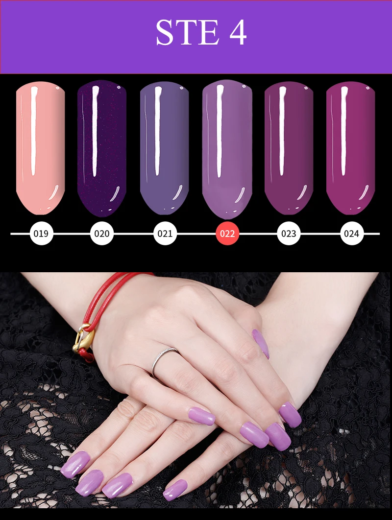Lily Angel 7,3 мл Nail Art Дизайн Маникюр 110 Цвет Soak Off эмали гель для ногтей Светодиодный УФ гель лак для ногтей 39-76
