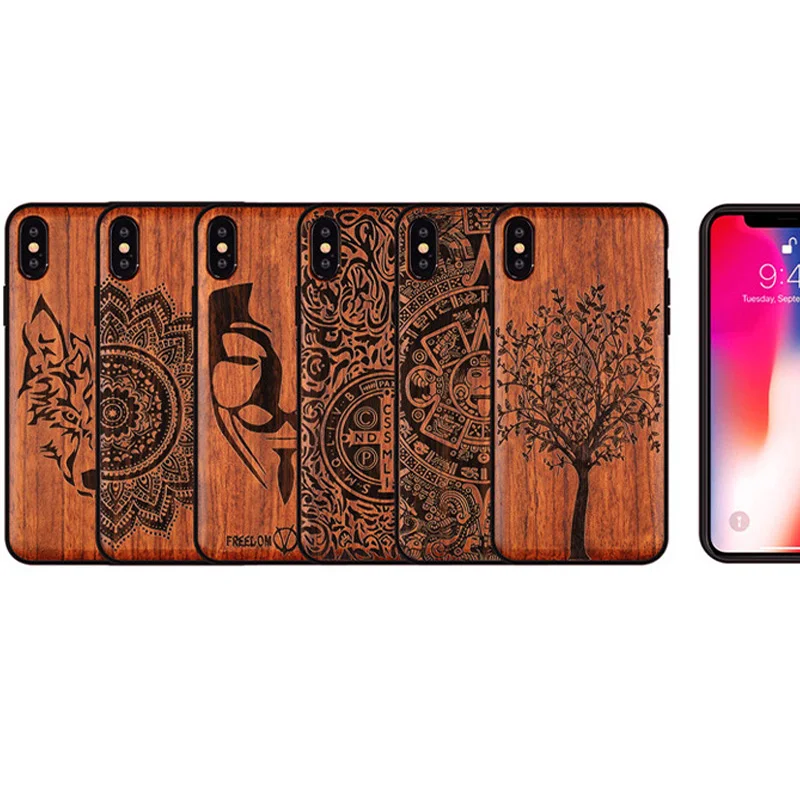 Новинка, чехол для iPhone XS Max, тонкая деревянная задняя крышка, TPU, чехол-бампер для iPhone X, XR, iPhone XS, чехол для телефона s