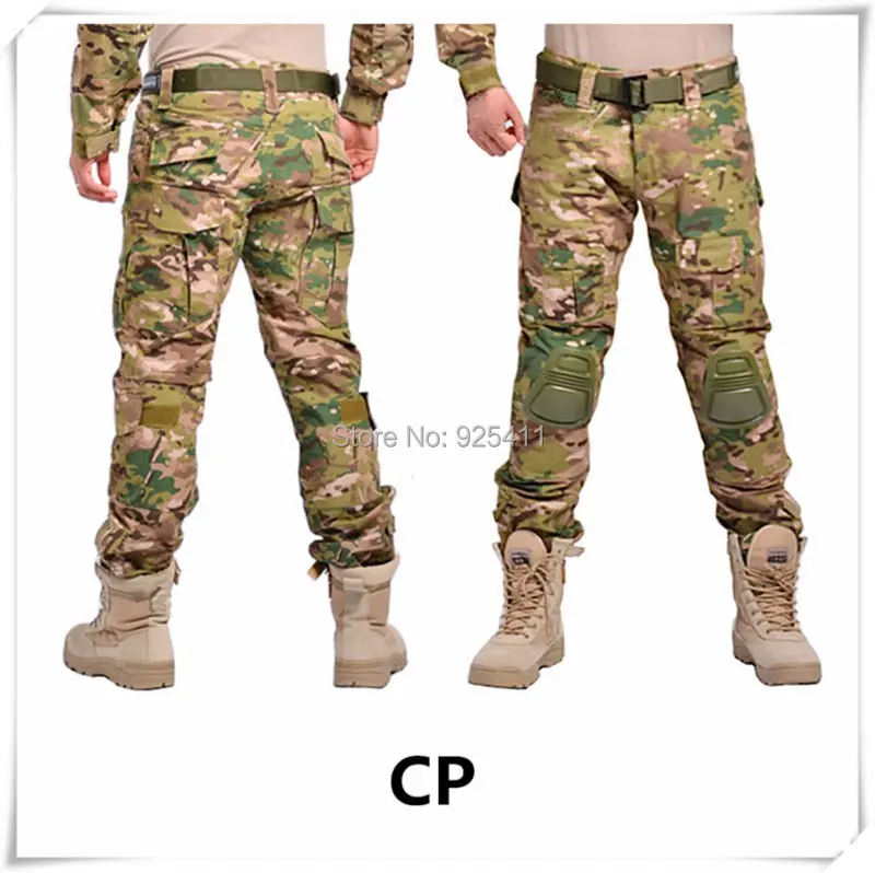Mege Knight ATAC FG камуфляж тактические военные штаны, Airsoft Painbal США для мужчин армия брюки карго, армейские ACU CP Рабочая одежда