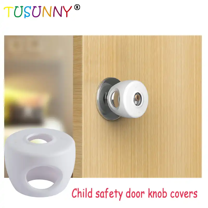 Tusunny 4pcs Wholesale Products Baby Safety Rubber Door Knob