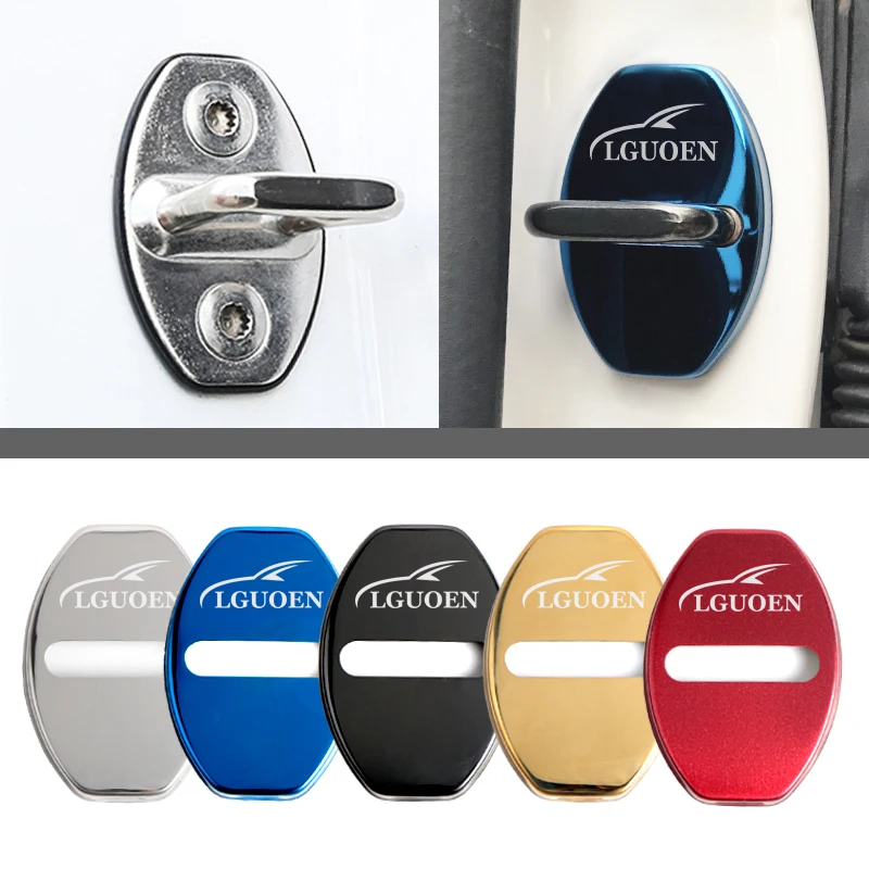 

Car Styling door lock cover For Audi A4 B6 B8 B7 A6 C5 C6 C7 A3 A5 Q3 Q5 Q7 sticker accessories Emblems Car-Styling