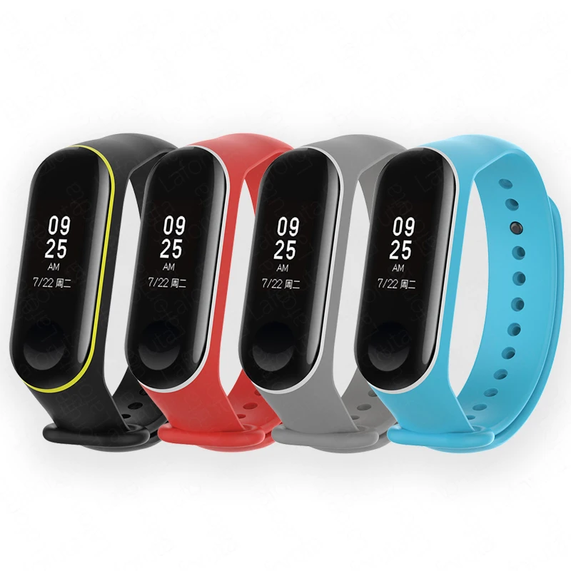 Laforuta Mi Band 4 ремешок для Xiaomi браслет силиконовый Miband 3 сменный Band3|Ремешки часов| |