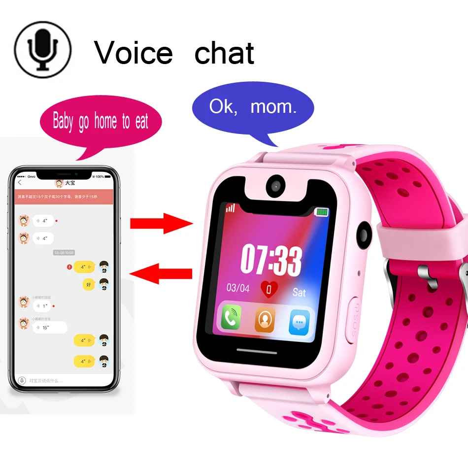 S6 Детские Смарт часы Детские SOS Вызов локатор трекер анти потеря монитор детский подарок