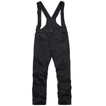 

-30 Children snow pants outdoor sports hiking riding skiing trousers winter windproof waterproof snowboarding pants boy or girl
