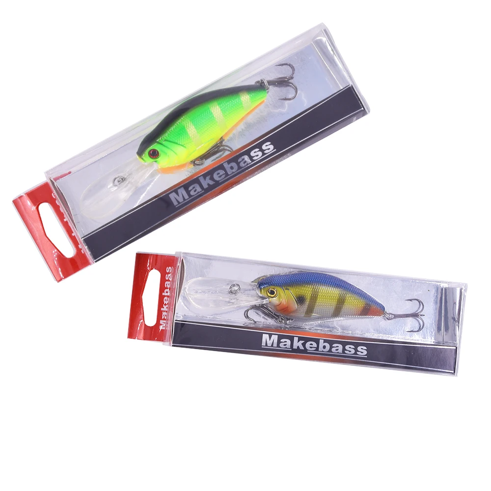 Makebass 2.95in0.79oz рыболовные приманки для моря Дайвинг Crankbait искусственная Pesca плавающая твердая приманка Воблер для мелкой рыбы приманка рыболовные снасти