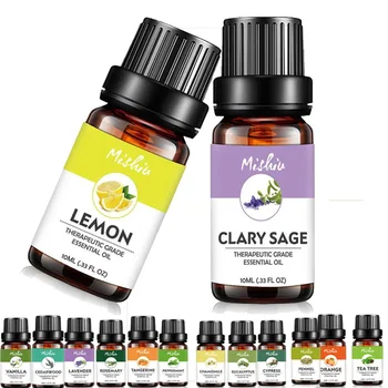 

10ml Natural Pure Lemon Orange Tee Tree Eucalyptus Essential Oil For Aromatherapy Essential Oil Skin Care Plant Essentielle