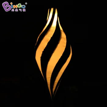 

FACTORY OUTLET 1.5m inflatable black and white spiral shape customized toy decoration in bar or stage etc