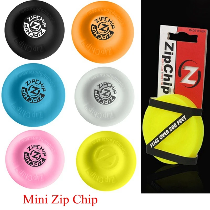 

Mini Pocket Flexible Zip Chip ZipChip Flying Disc Soft New Spin in Catching Game The New Way to Play Fingertip Toy
