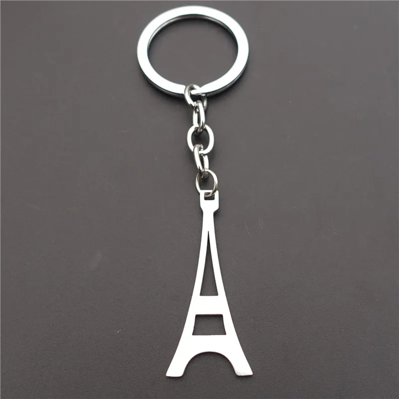 

Fashion Stainless Steel Eiffel Tower Keyring Keychains Jewelry