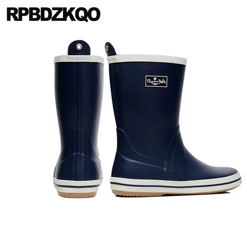 flat sole rain boots