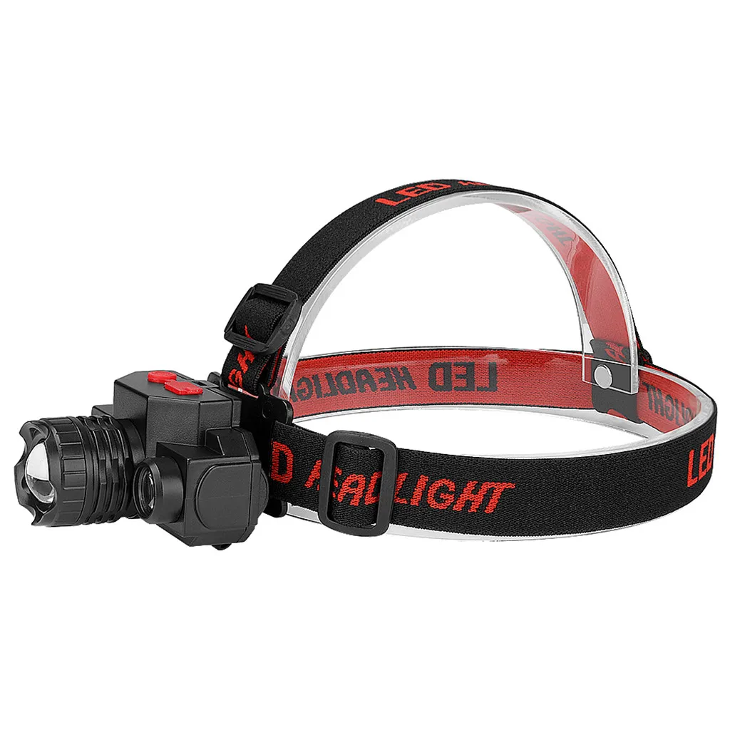 USB Rechargeable COB LED Headlamp Headlight 90 degrees Rotatary Head Lamp Torch Flashlight Waterproof Hunting and Hiking