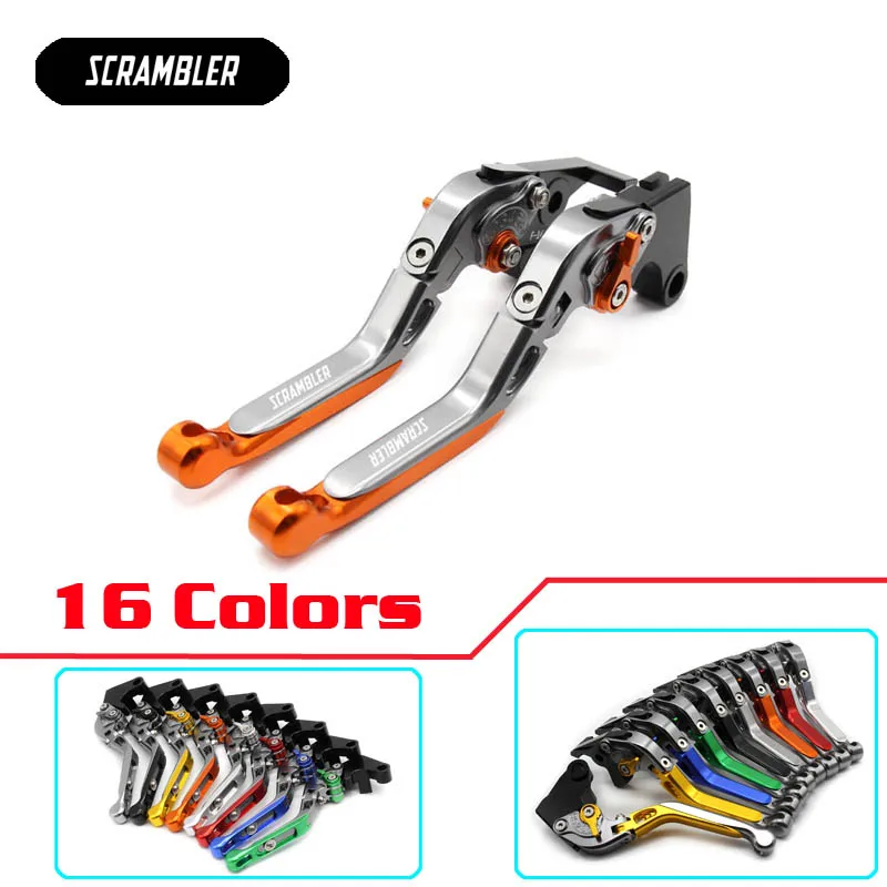 

Sale for DUCATI Scrambler 2015 Motorcycle Adjustable Folding Extending CNC Pivot Brake Clutch Levers Aluminum Moto Accessory