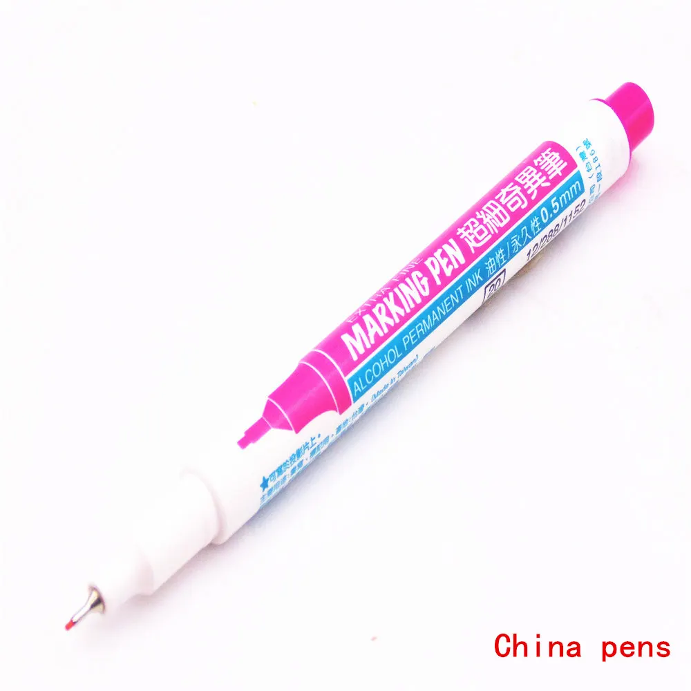 Роскошная ручка 0,5 мм 11 цветов художественная маркер ручка тонкая линия перманентные чернила Рисование маркером ручка для канцелярских принадлежностей школьные принадлежности