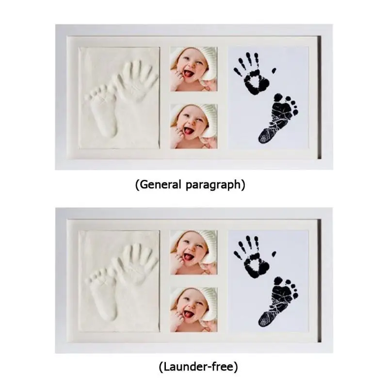 Нетоксичные Babyprints новорожденный отпечаток руки ребенка ноги фоторамка комплект подарок ребенок сувенир