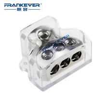 Hot selling Top Quality Nickel Plated 1-0GA in 3-4GA out Auto Car Audio Cable Converter Distribution Block