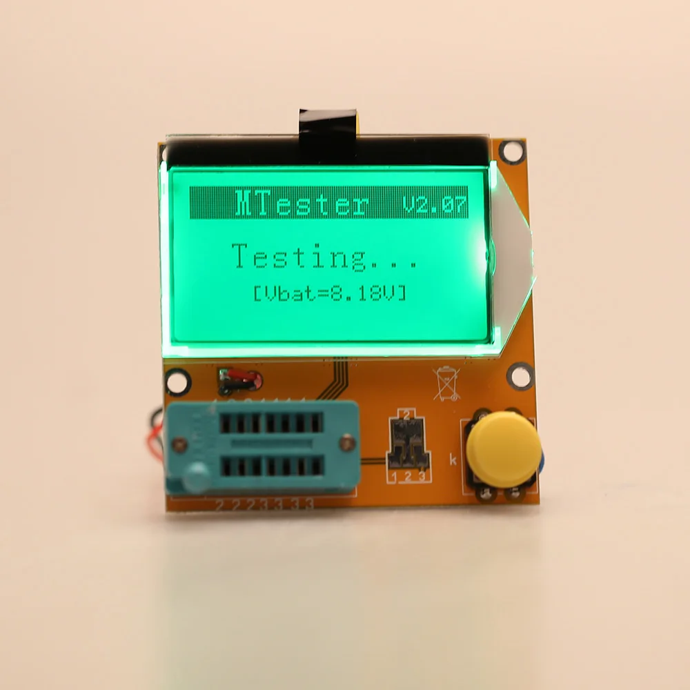 

Multi-functional LCD Backlight Transistor Tester Diode Triode Capacitance ESR Meter MOS PNP NPN LCR