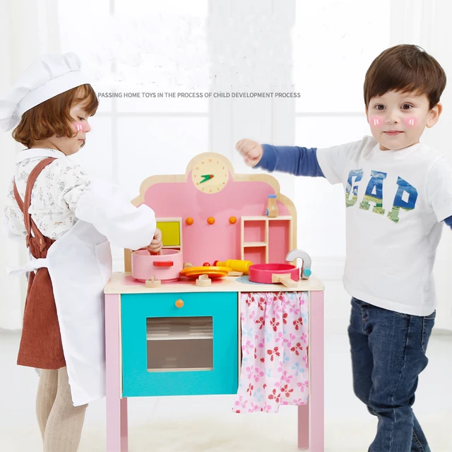 onshine 82cm height kid cooking set wooden kitchen toy for children wooden food play kitchen set - Wooden Kitchen Set onshine 82cm height kid cooking set wooden kitchen toy for children wooden food play kitchen set - Wooden Kitchen Set
